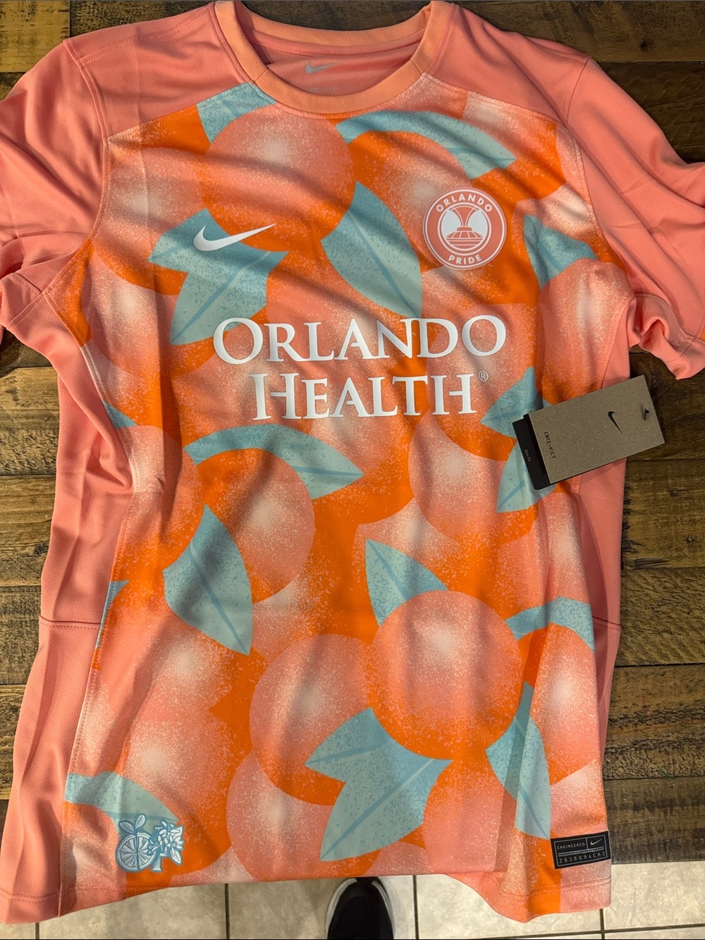 NWT Nike Orange Orlando Pride jersey xl